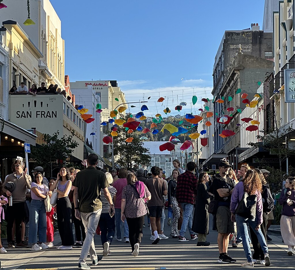 On Cuba Street, Wellington, at the CubaDupa street festival, March 24th, 2024.