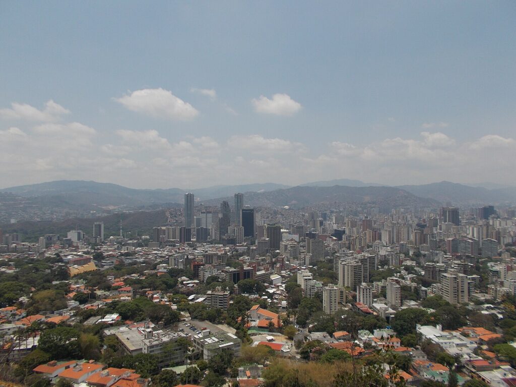 View of Caracas from the Avila National Park