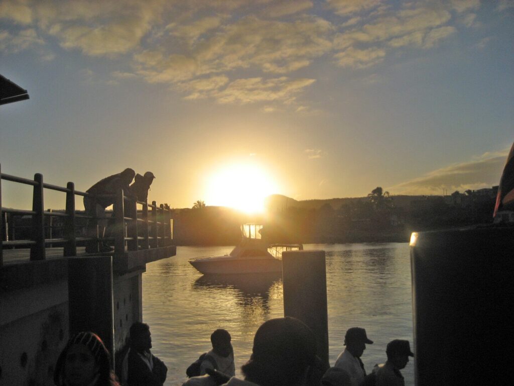 Sunset on San Cristóbal Island