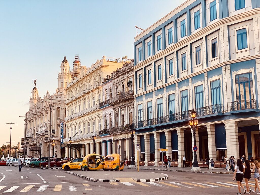 Paseo del Prado, Havana in April 2019