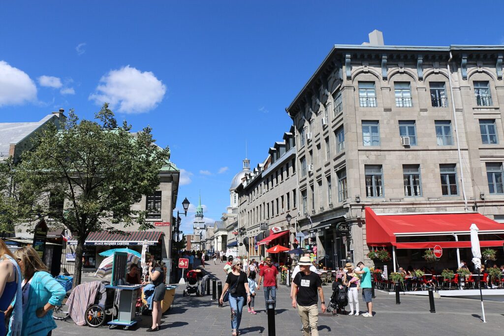 A view of St Paul street.