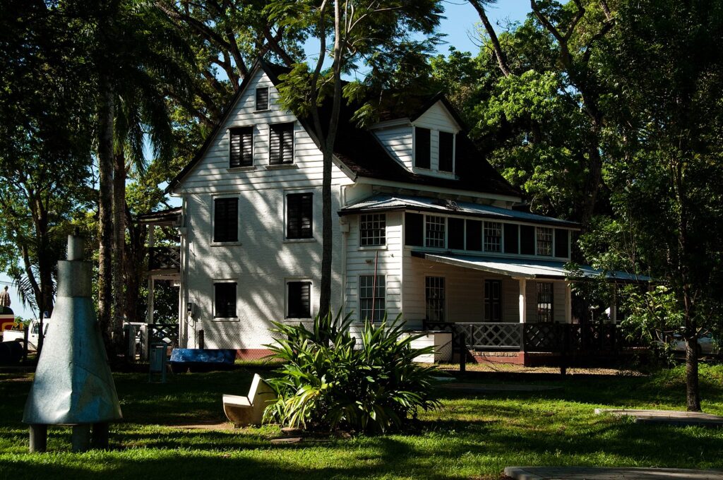 Officers houses at Fort Zeelandia, Paramaribo Suriname