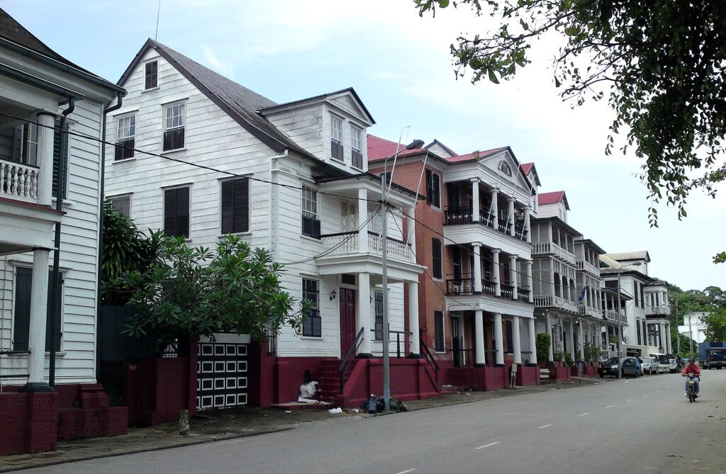 Monumental buildings on the Waterkant