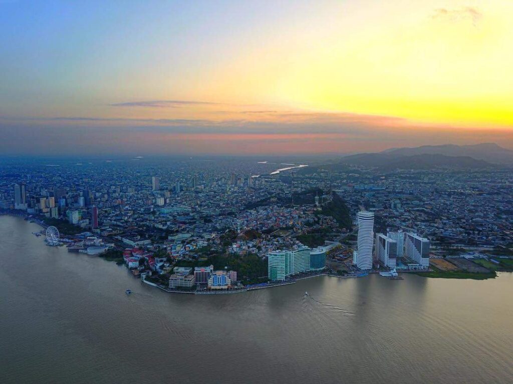 Aerial view of Guayaquil Ecuador Aerial view of Guayaquil Ecuador