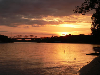 Sunset over the Río Arauca