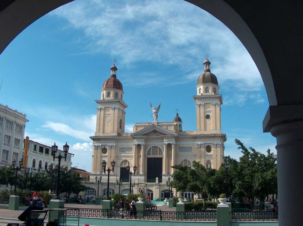 La cathédrale métropolitaine de Santiago de Cuba.