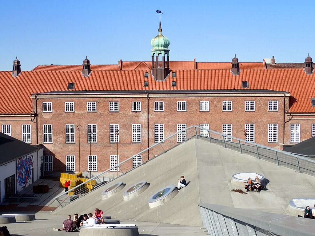 Godsbanen, including old and new structures