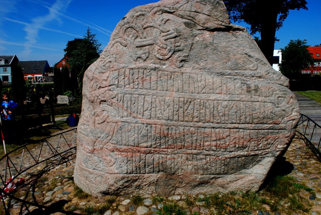 Jelling stone, Jelling, Denmark