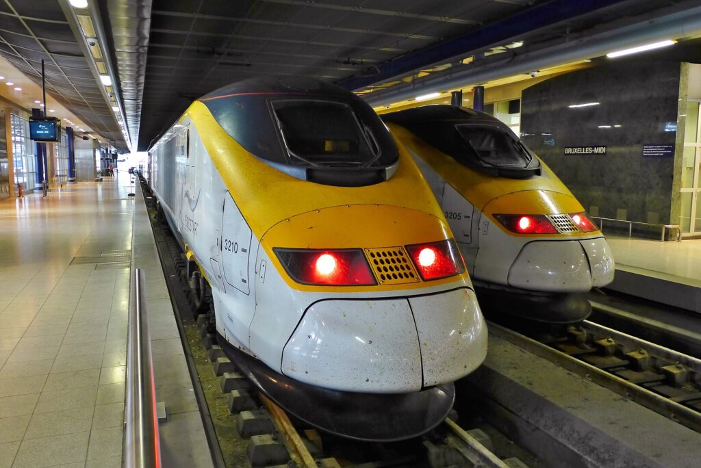 Eurostar trains, Belgium