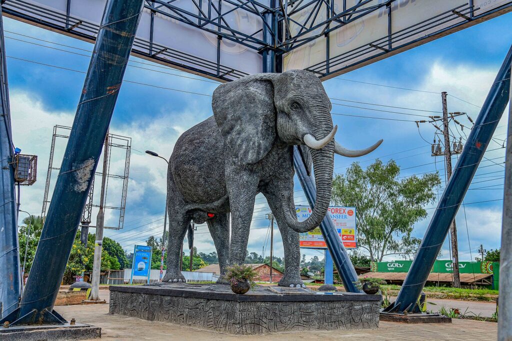 Gulu city Giant Elephant Monument