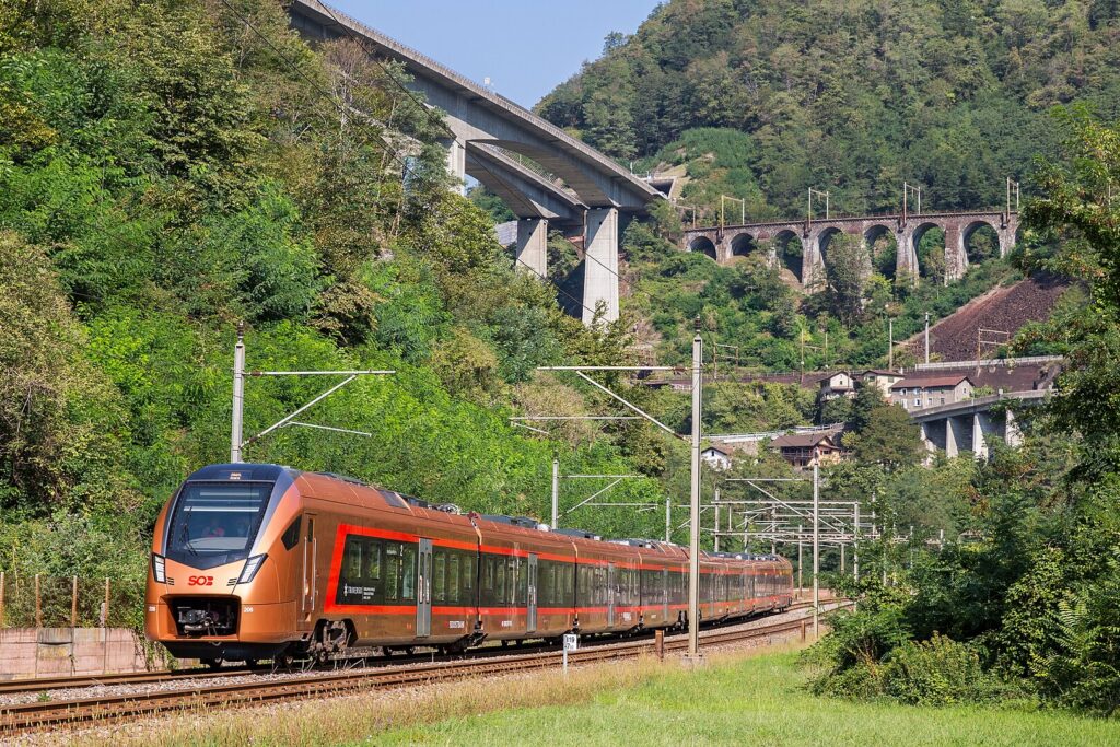 A Südostbahn Traverso on the Gotthard Railway