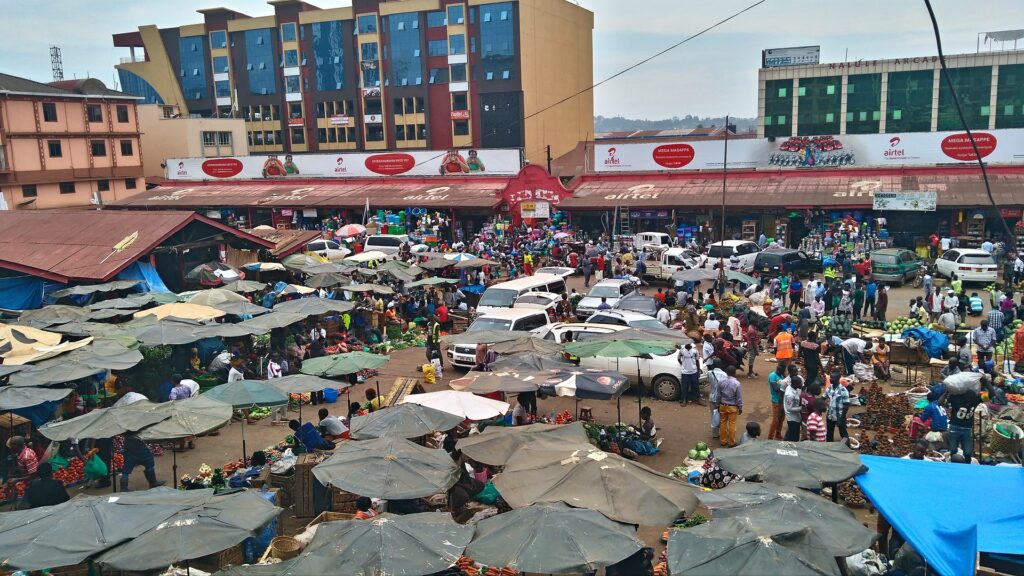 Nakasero Market in Kampala