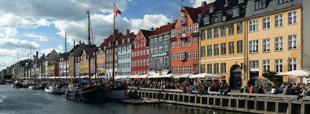 Nyhavn - a canal in Copenhagen.