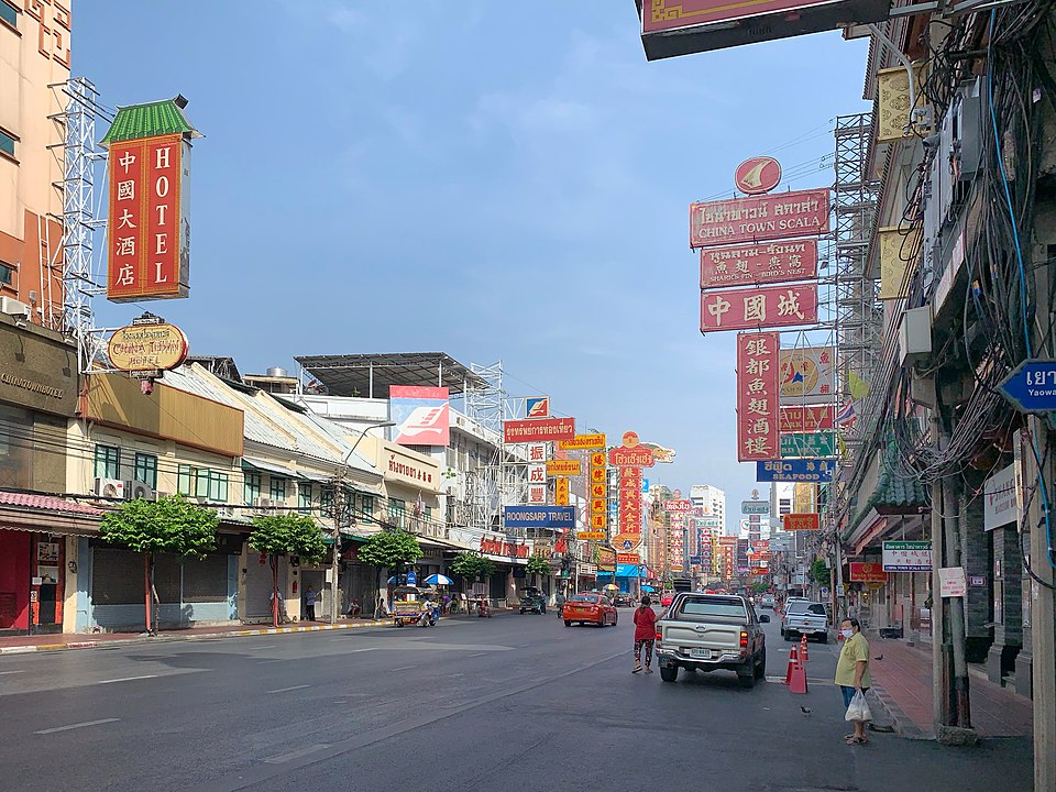 Yaowarat Road in May 2020 Thailand