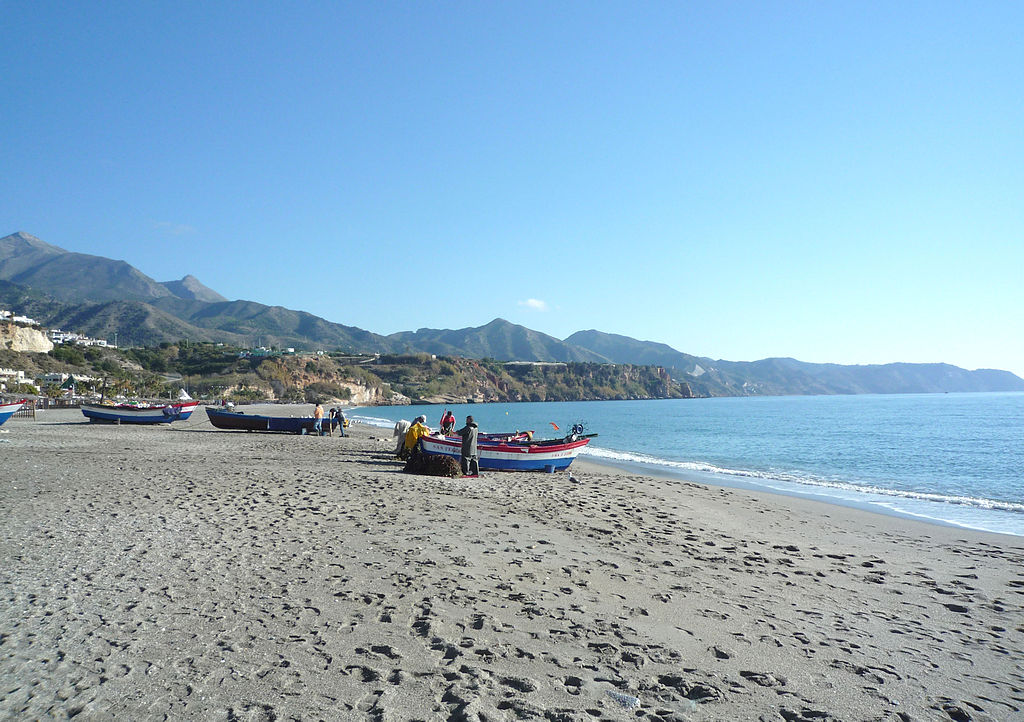 things to do in nerja spain, Catch of the day at Burriana Beach, in Nerja, Spain